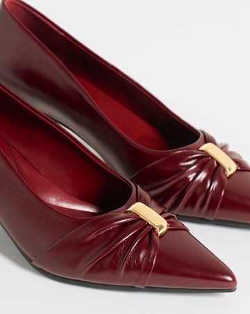 Helen Hardware Detail Court Shoes - Extra Wide Fit (EEE)