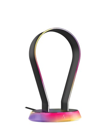 Stealth Light Up Charging Headset Stand - Glow Black