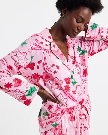 Pretty Secrets Cake Print Family Pyjamas- Women