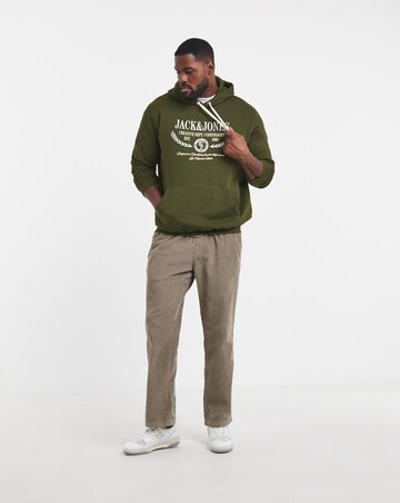 Jack & Jones Frederiksberg Logo Sweat Hoody - Green