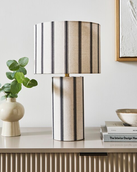 Celia Stripe Table Lamp