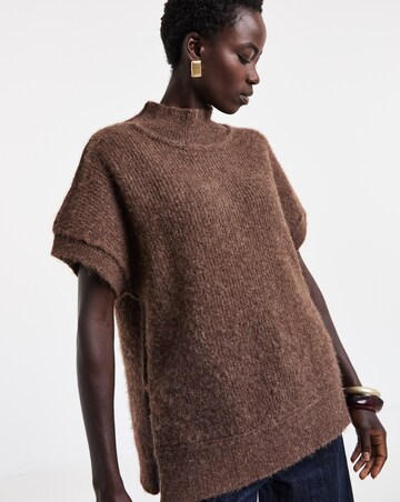 Cap Sleeve Cape Jumper