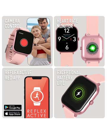 Reflex Active Series 17 Pink Silicone Strap
