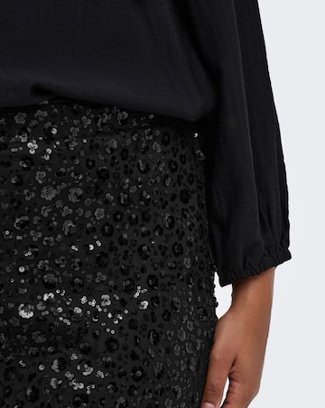 Only Sequin Midi Skirt