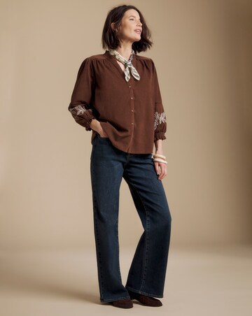 Julipa Embroidered Cord Top