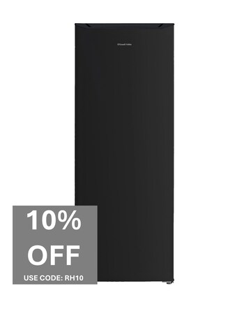 Russell Hobbs RH143FZ552E1B 143cm High Small Upright Freezer - Black + Install