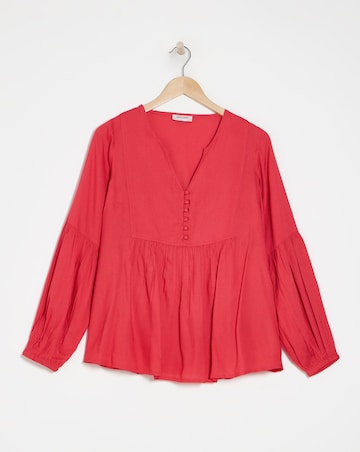 Long Sleeve Smock Top