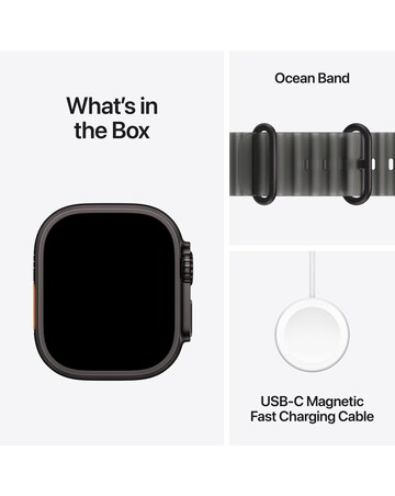 Apple Watch Ultra 4 GPS + Cellular 49mm - Titanium/Transulent Black Ocean Band