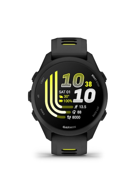 Garmin Forerunner 170 Music Smart Watch - Black/Amp Yellow