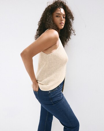 Mango Sienna Flared Cropped Jeans
