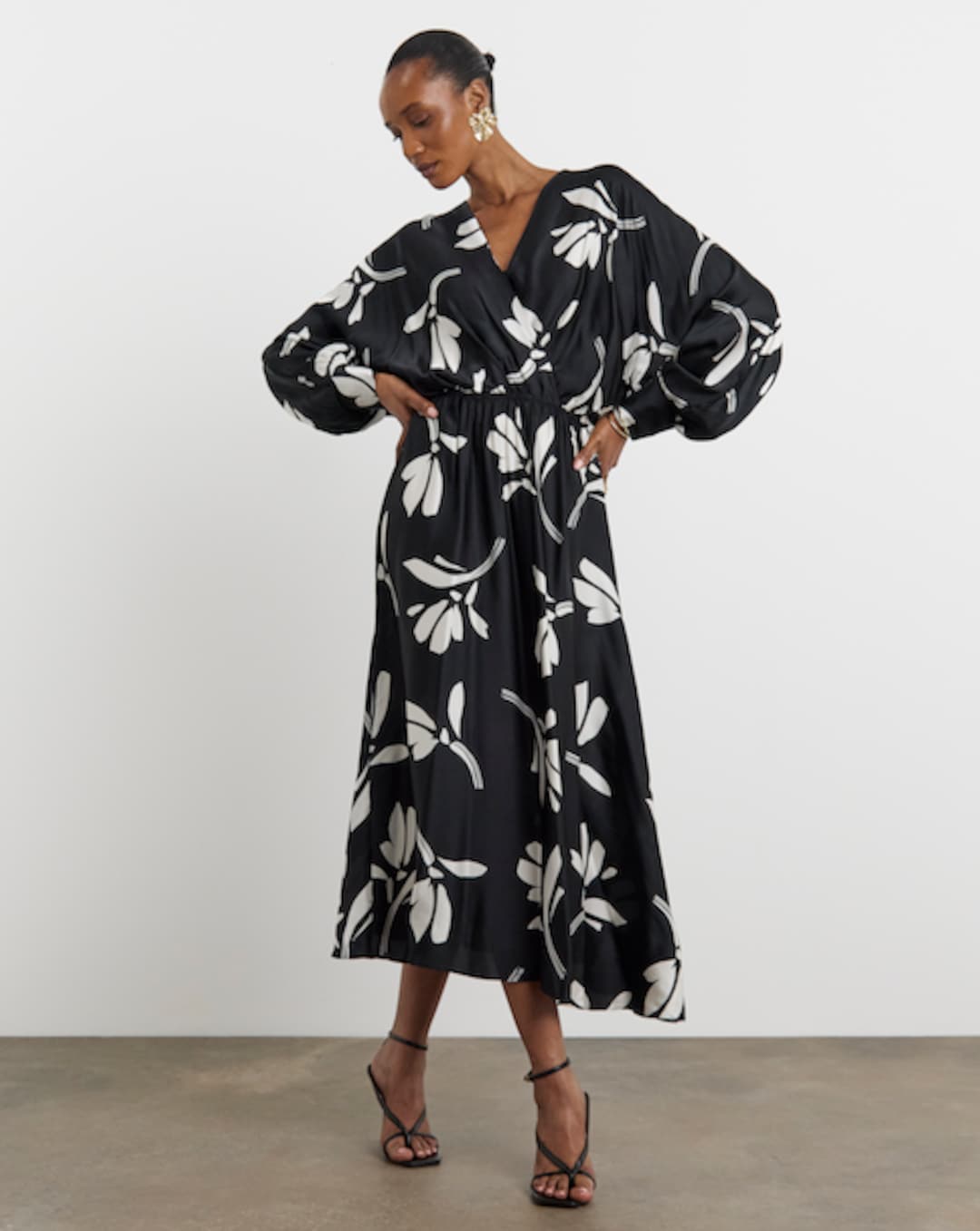 ambrose wilson ladies dresses Fabric Chiffon Long Sleeve Dresses | Womens