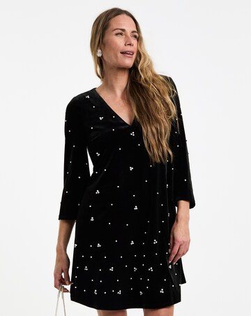 Joanna Hope Embellished Shift Dress