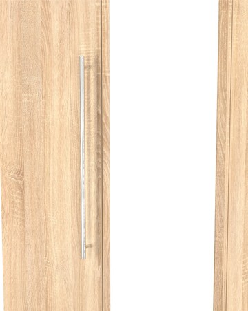 Osprey Ready Assembled 2 Door Mirrored Wardrobe - Kids