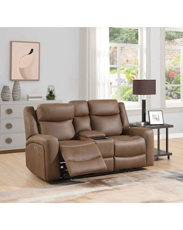 Hayes Power Recliner 2 Seater Sofa with Console & USB Charging