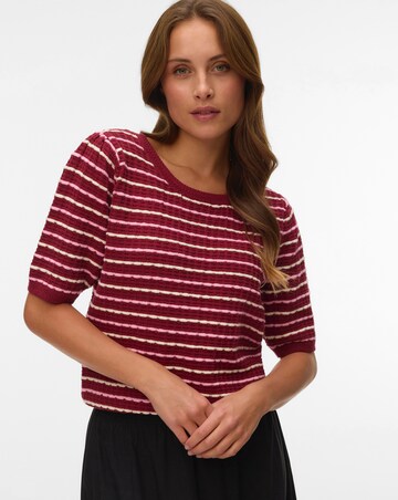 Vero Moda Monica O-Neck Half Sleeve Knit Top