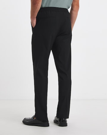 Black Elasticated Jogger Trouser