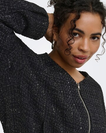 ONLY BOUCLE GLITTER BOMBER