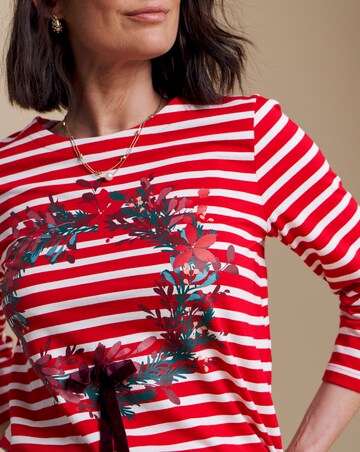 Julipa Stripe Christmas Tee