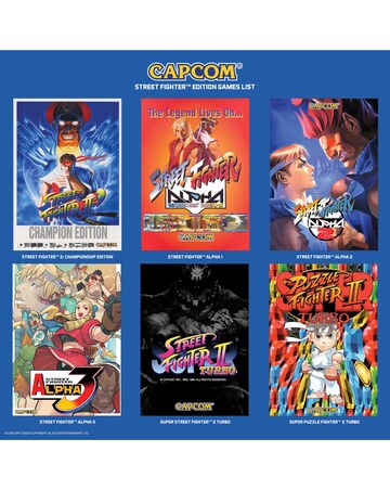 Evercade Alpha StreetFighter Retro Gaming Bartop Arcade