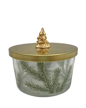Pine Pattern Candle