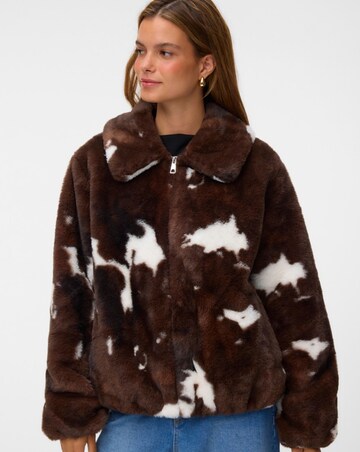 VERO MODA COW PRINT SHORT JACKET