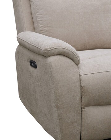 Aspire Kingsmere Fabric Power Recliner Armchair