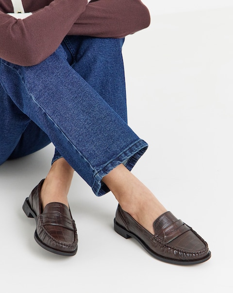 Nala Classic Puckered Loafer - Extra Wide Fit (EEE)
