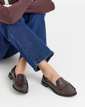 Nala Classic Puckered Loafer - Wide Fit (E)