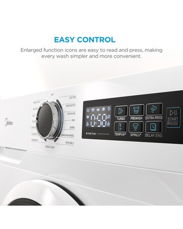 Midea 10kg Washer Dryer - White + Installation
