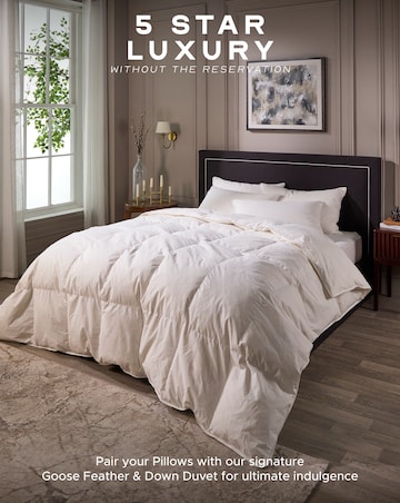 Snuggledown Hotel Goose Feather & Down Pillow