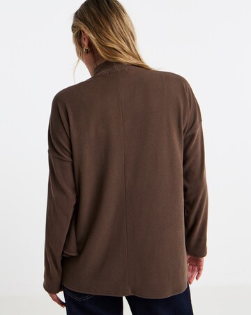 Mocha Soft Touch Cape Top