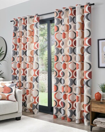 Fusion Sander Eyelet Curtains