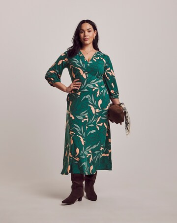 Julipa Petite Printed Jersey Midi Dress
