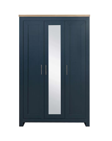 Highgate 3 Door Wardrobe With Mirror