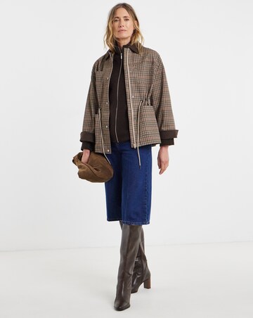 Cinched Waist Barn Jacket
