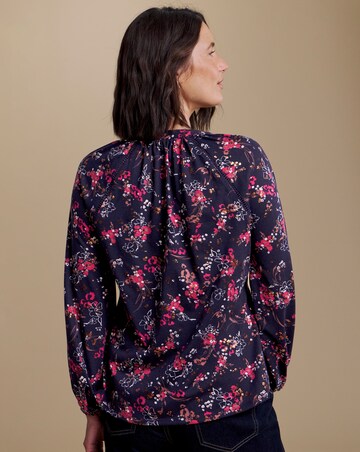 Julipa Metalic Print Jersey Blouse