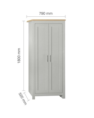 Highgate 2 Door Wardrobe
