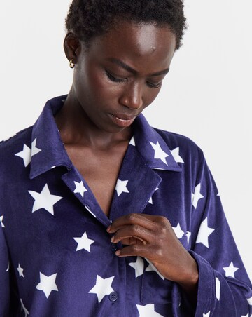 Pretty Secrets Fleece Pyjama Set Star Print
