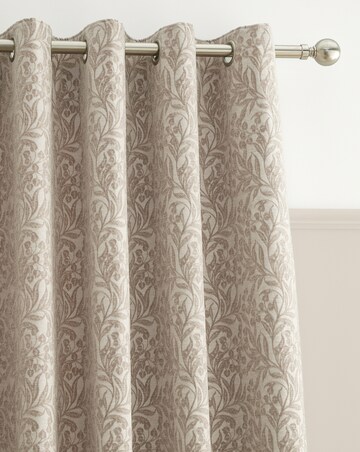 Bianca Chenille Leaves Curtains