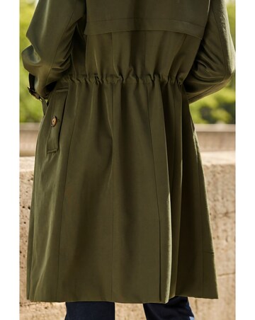 Sosandar Cinched Waist Trench Coat