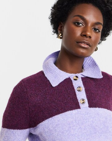 Colour Block Rugby Jumper