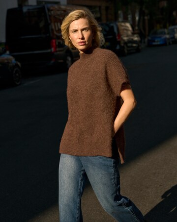 Cap Sleeve Cape Jumper