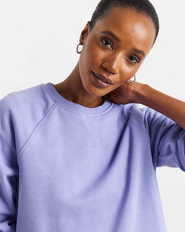 Lilac Classic Longline Sweatshirt