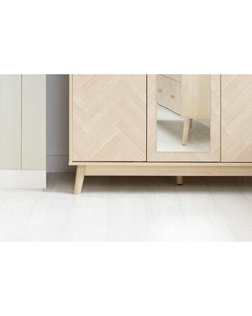 Herringford 3 Door Wardrobe With Mirror