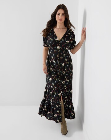 Joe Browns Darling Ditsy Button Through Maxi Dress