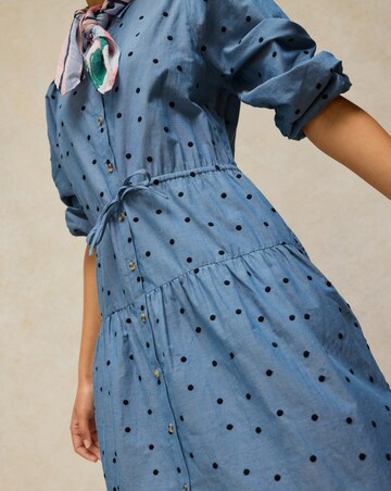 WHITE STUFF ELSIE EMBROIDERED DRESS