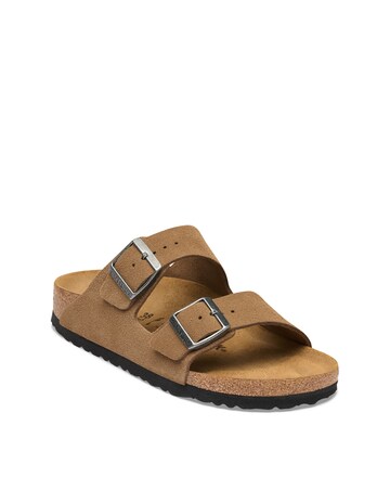 Birkenstock Classic Suede Arizona Sandals - Dark Tea