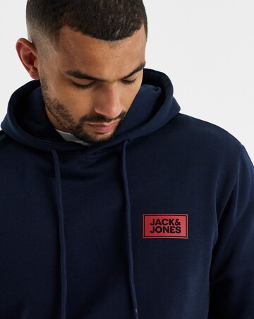 Jack & Jones Rush Hoodie and T-Shirt 2-Pack - Navy/White