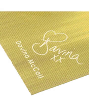 Davina McCall Yoga Mat & Yoga Block Set Yellow