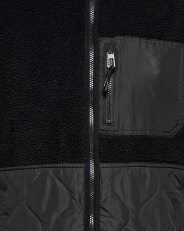 ONLY QUILT MIX FLEECE SHORT JACKET